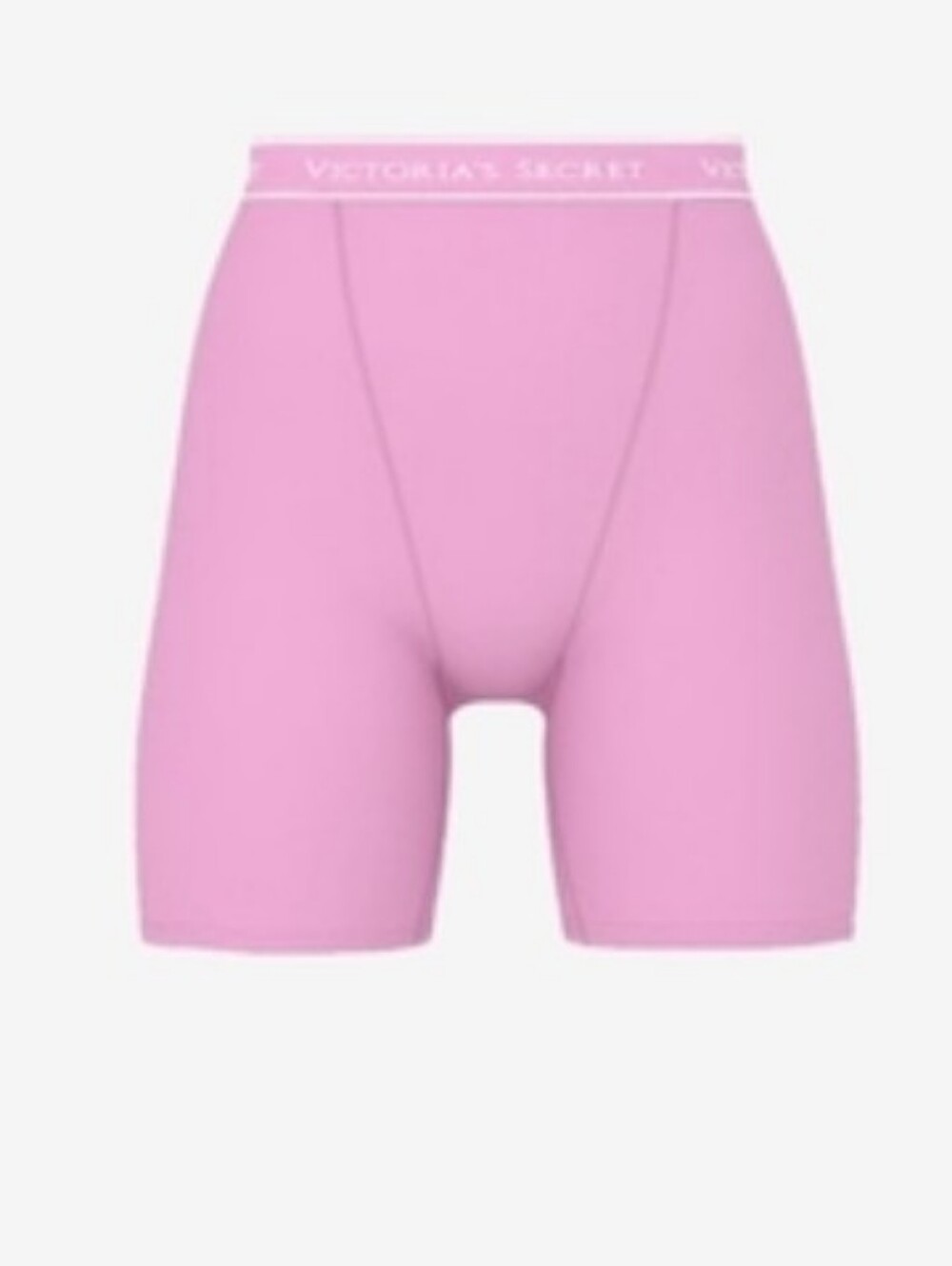 Victoria's secret logo cotton stretch high waist boxer brief panty shorts PINK